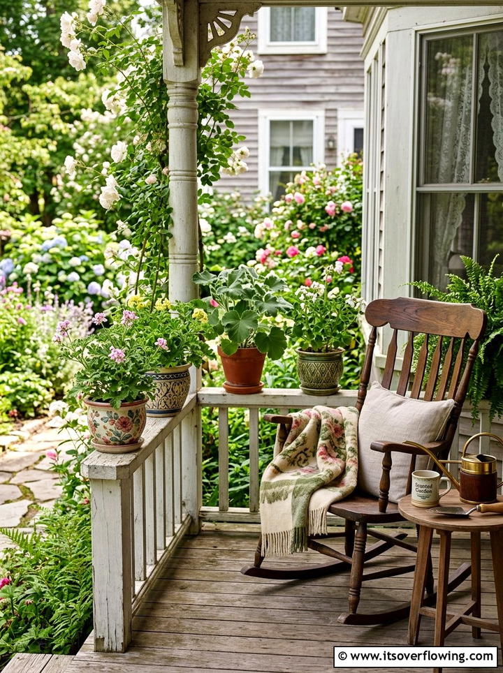 Scented Geranium Pots - 25 creative garden ideas with fragrance gardens