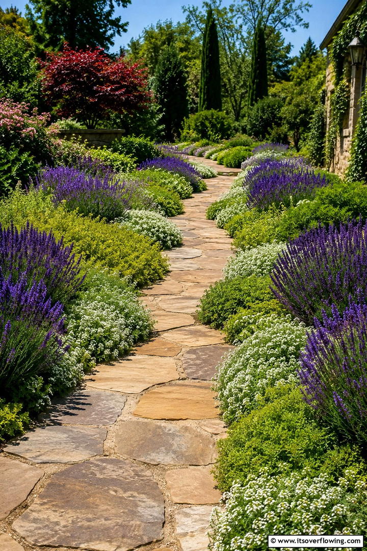 Scented Pathway Garden - 30 Sensory Garden Ideas to Engage All Five Senses