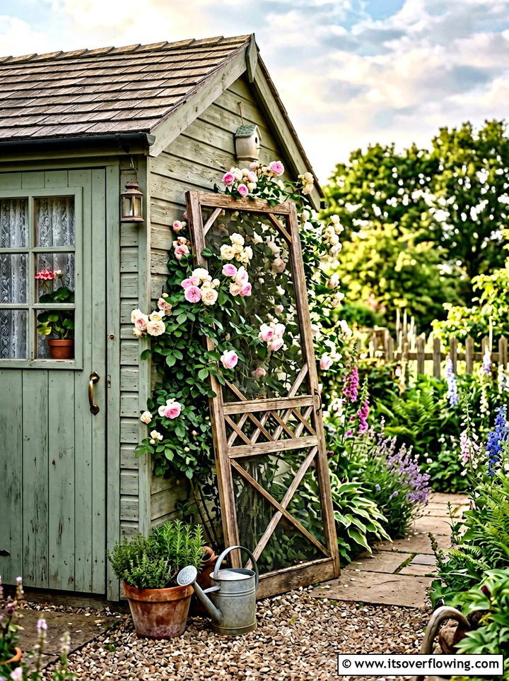Screen door - 25 reusing old things ideas for trellis
