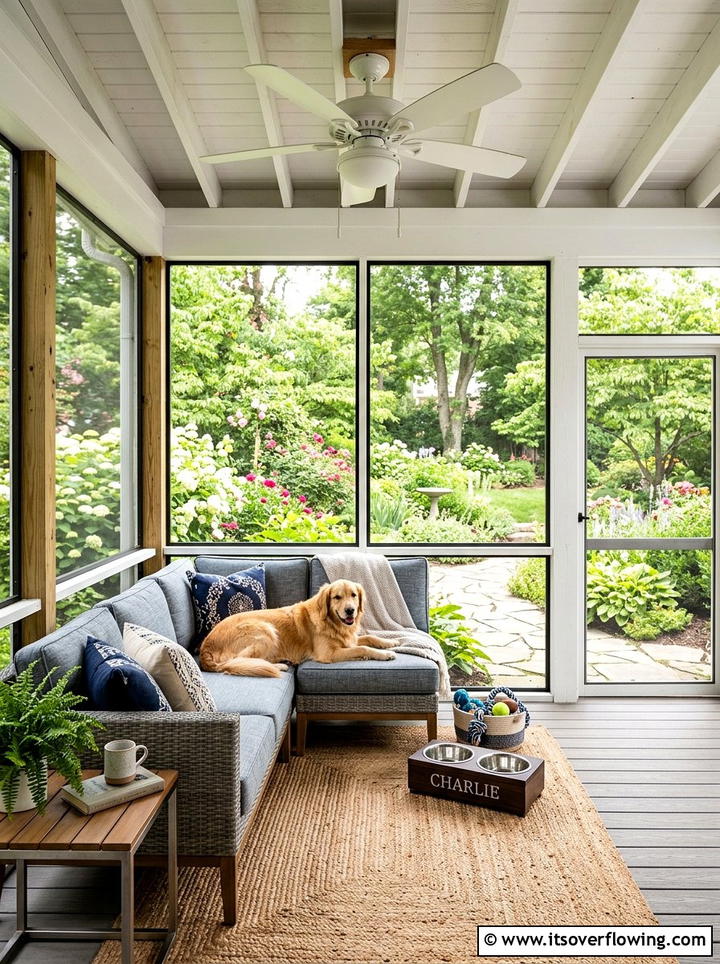 Screened In Dog Porch - 25 backyard ideas for dogs