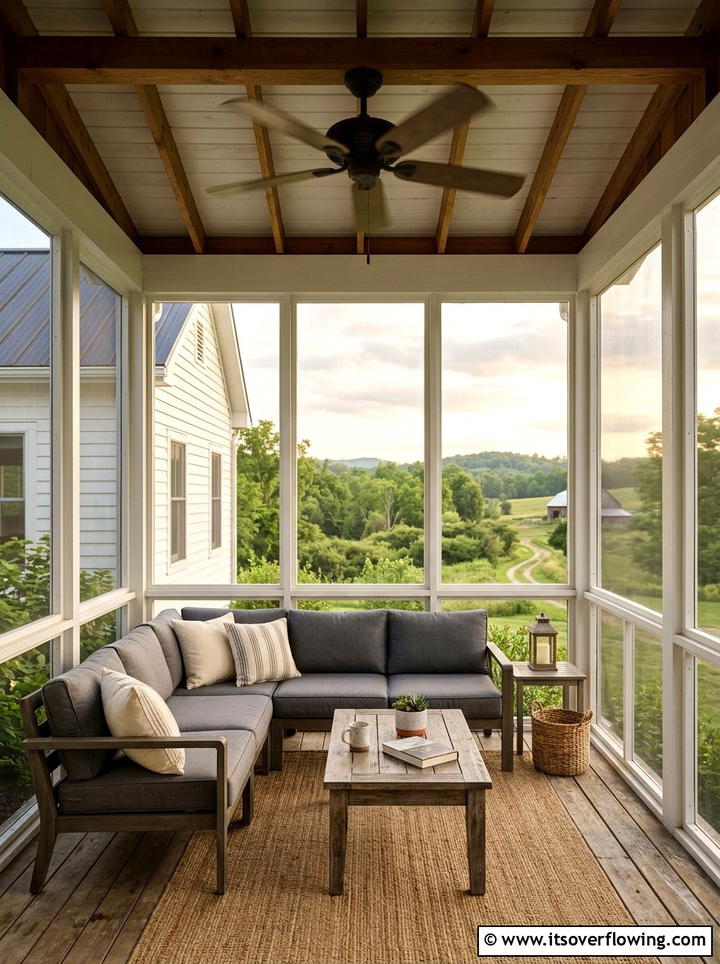 Screened In Farmhouse Porch - 25 front porch ideas with farmhouse style