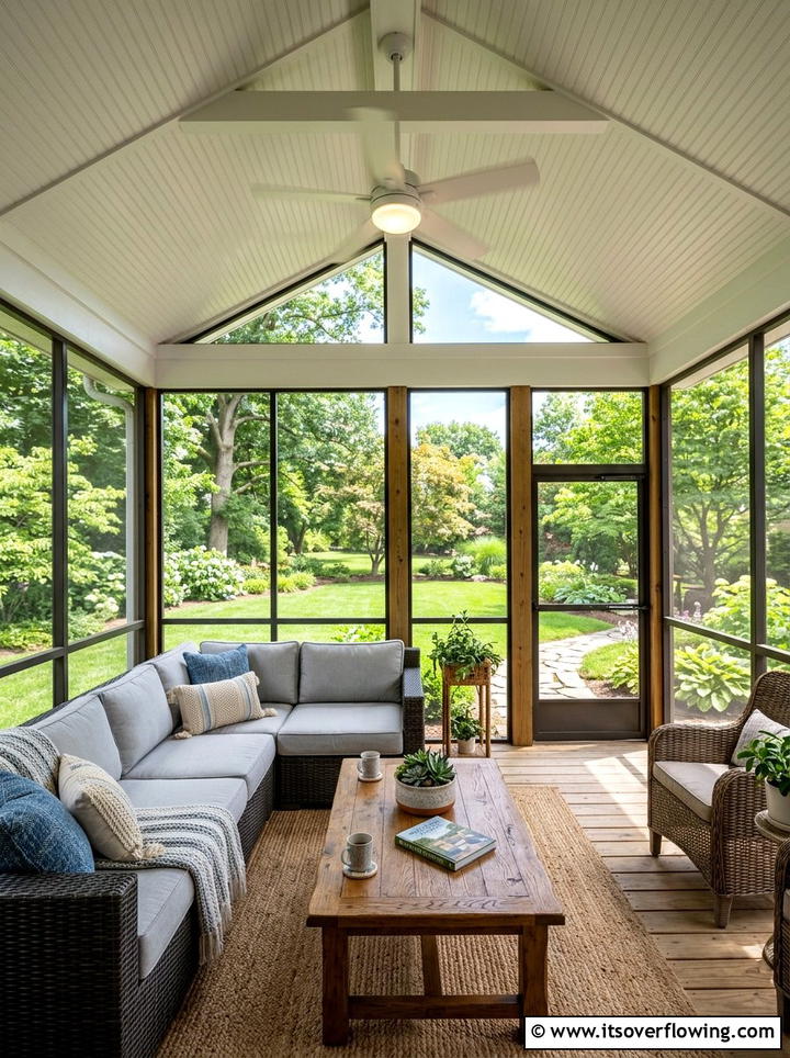 Screened In Porch - 25 front porch ideas for covered porch
