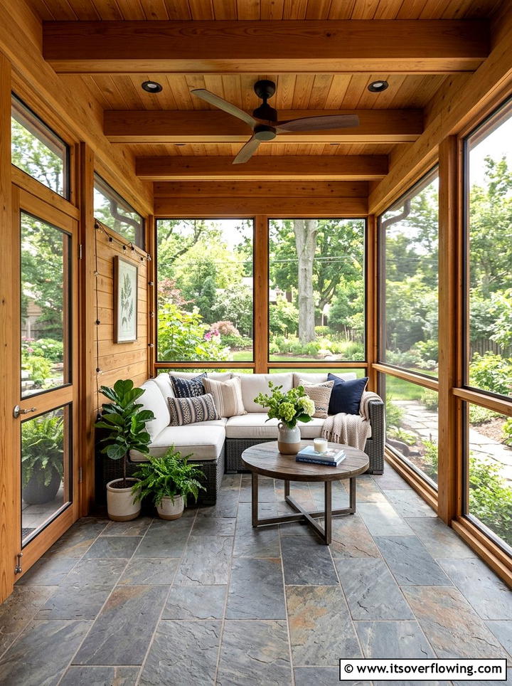 Screened In Porch - 25 front porch ideas for rainy climates