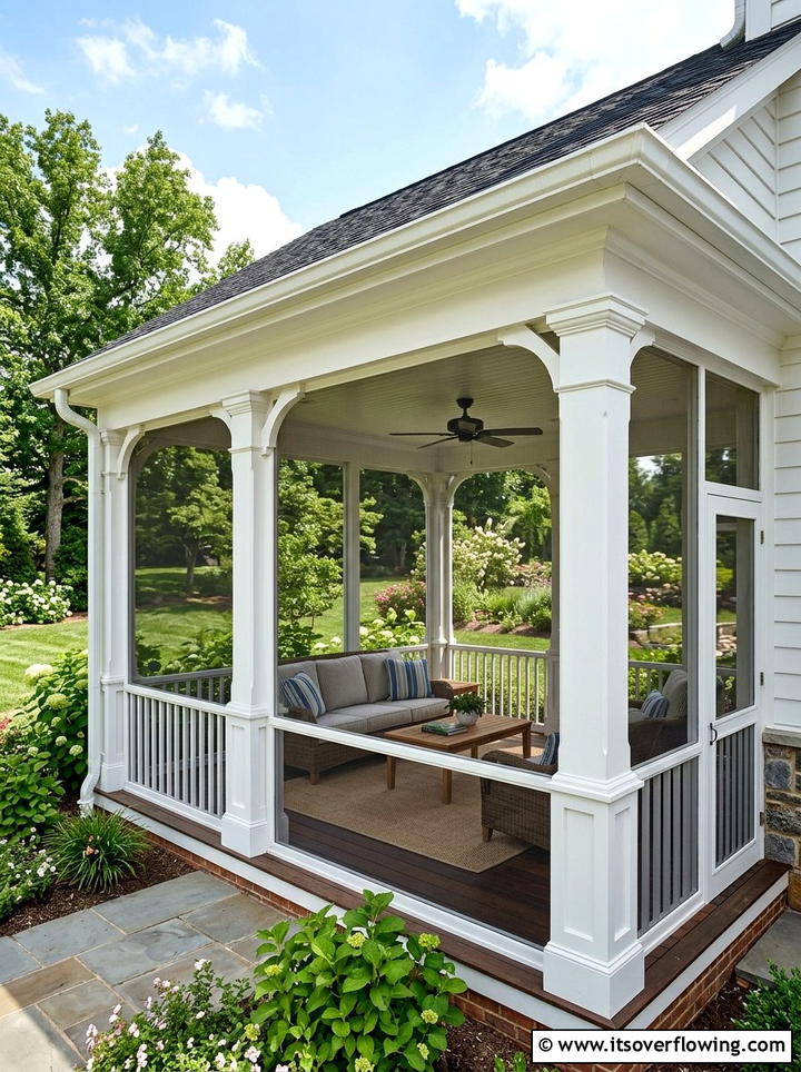 Screened In Porch With Columns - 25 front porch ideas with columns