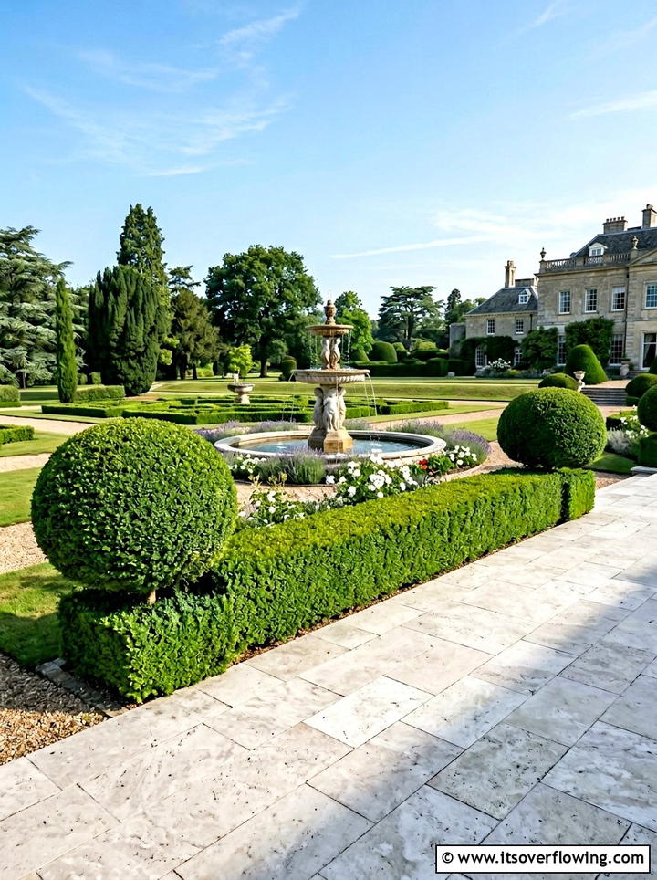 Sculpted Topiary Garden Hedge - 25 backyard ideas with hedges