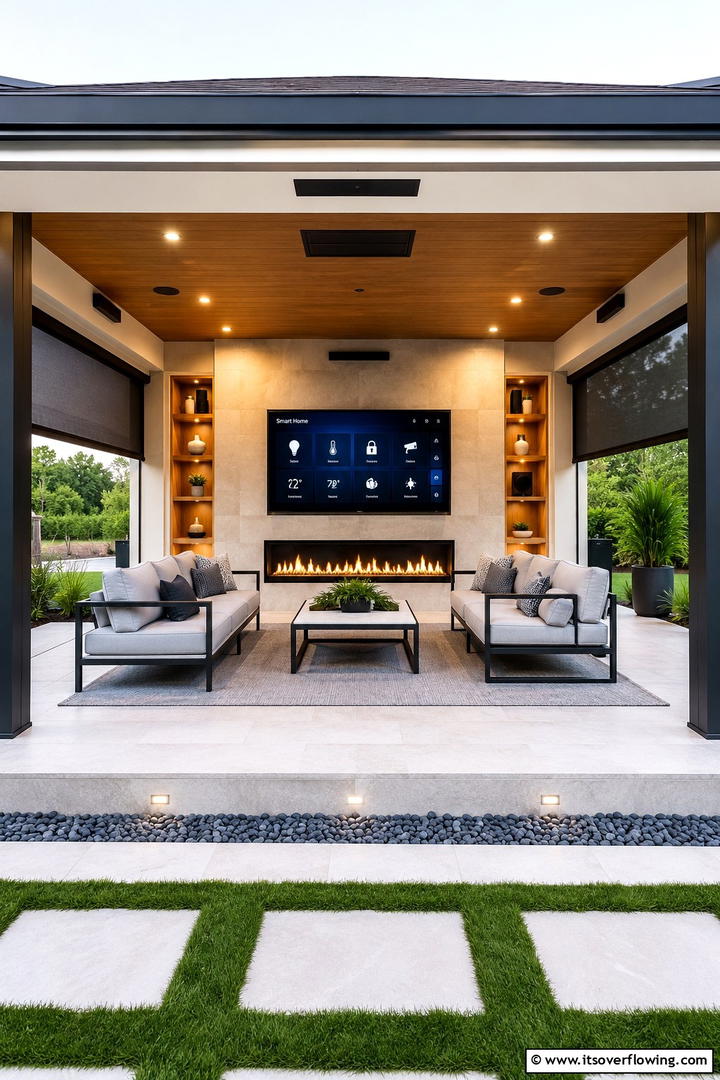 Seamless Home Outdoor Integration - 30 Outdoor TV Ideas for Entertainment Under the Sky