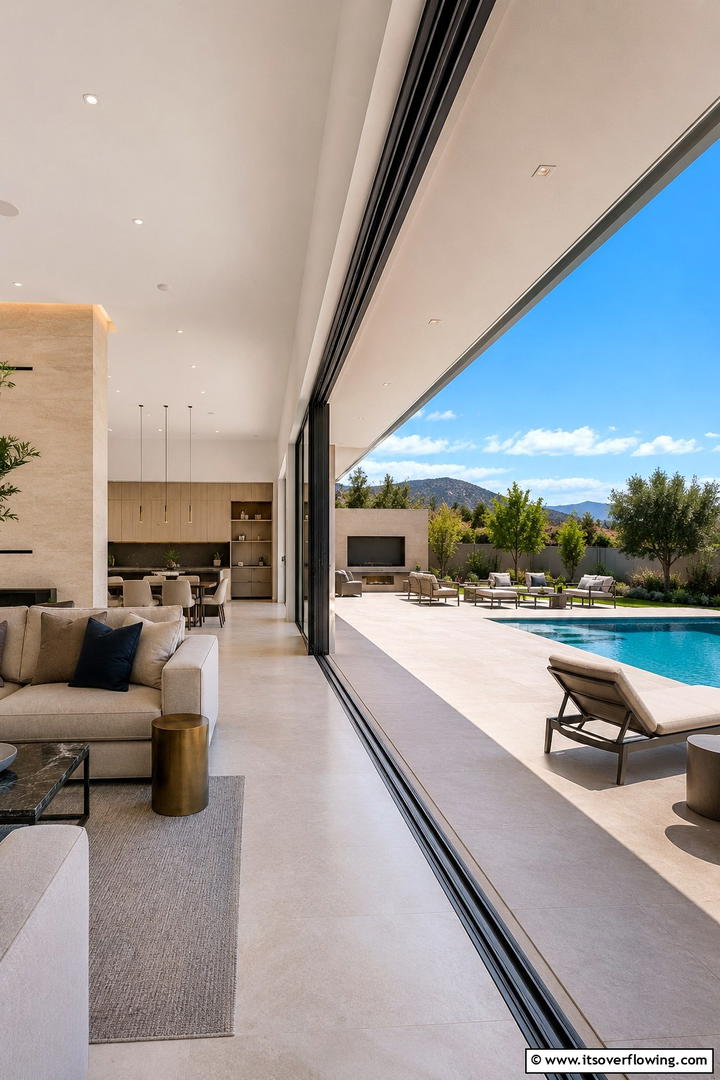 Seamless Indoor Outdoor Flow - 30 Spanish Mediterranean House Ideas for Warm Exteriors