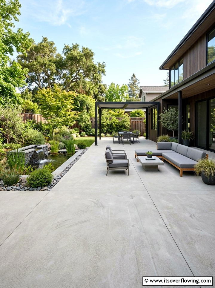 Seamless Texture Patio - 25 backyard ideas with stamped concrete