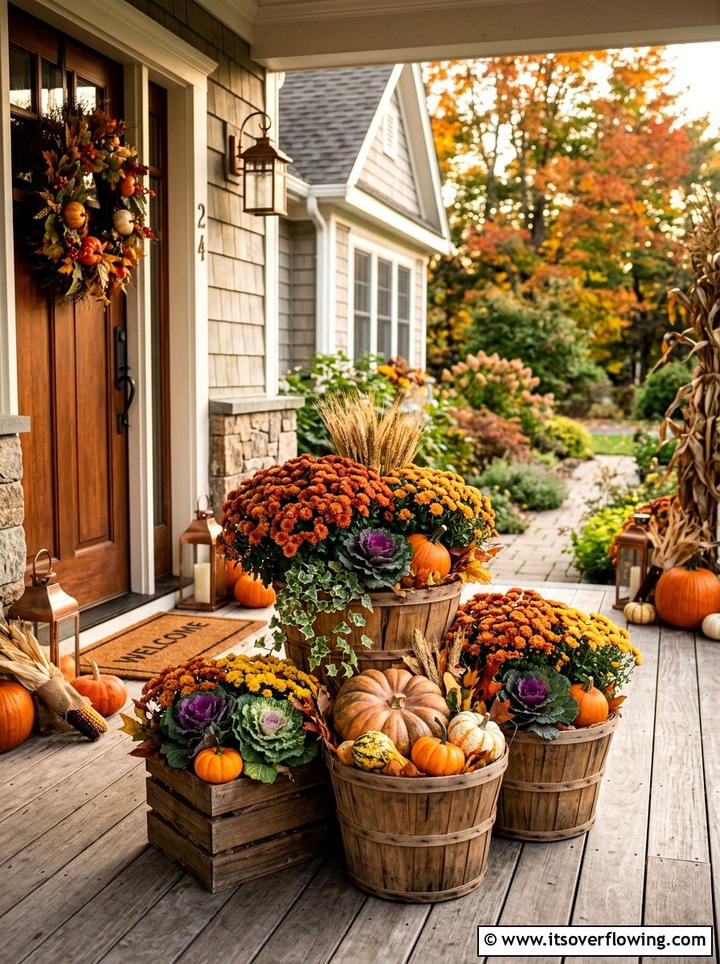 Seasonal Flower Container Rotation - 25 small garden ideas with container clusters