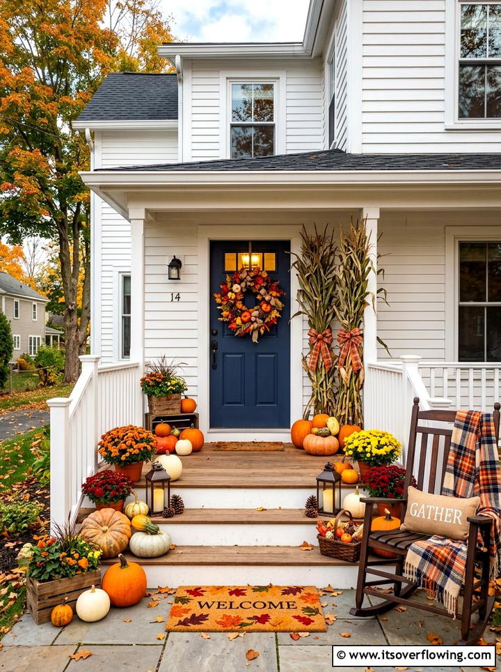 Seasonal Front Porch - 25 front porch ideas