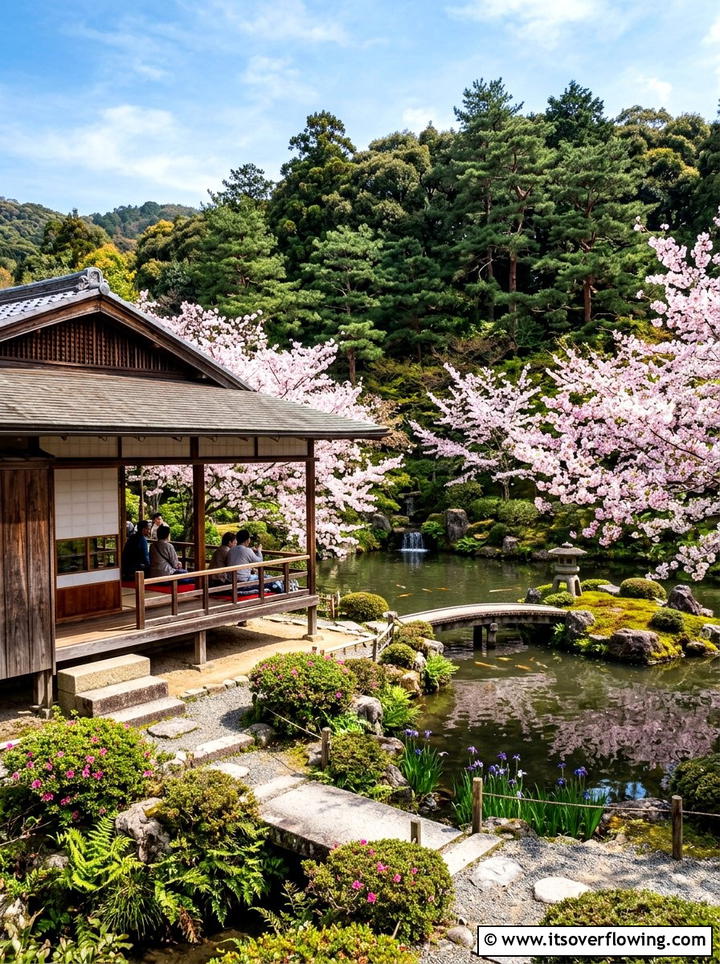 Seasonal Japanese Garden - 25 backyard ideas with japanese garden
