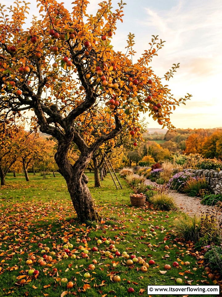 Seasonal fruit tree landscape - 25 garden ideas with fruit trees