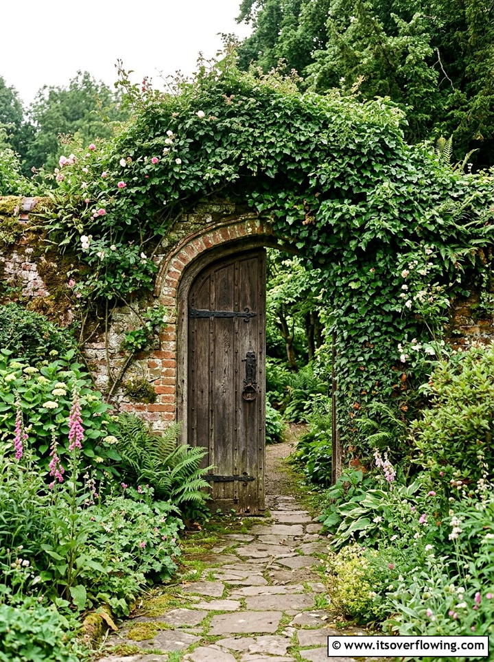 Secret garden gate arch - 25 garden ideas with arches