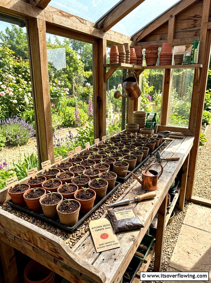 Seed Sowing From Kitchen - 25 cheap garden ideas