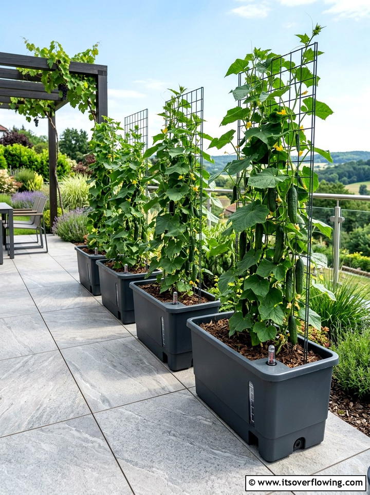 Self Watering Container Garden - 25 creative garden ideas with container vegetables