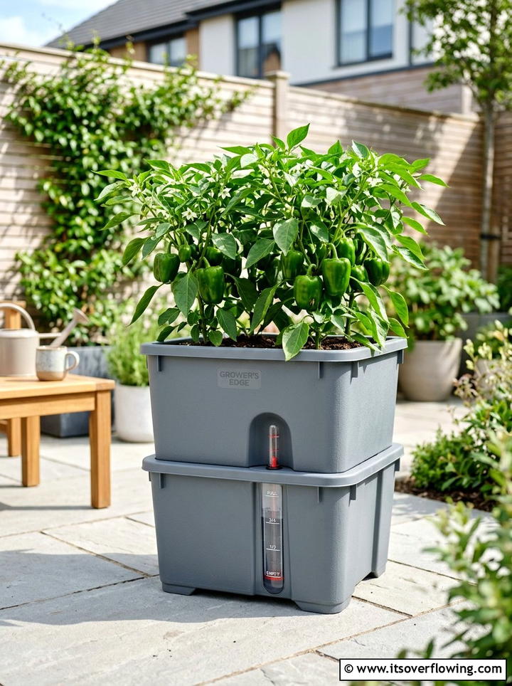 Self watering planter plastic bin - 25 recycled garden ideas with storage bins