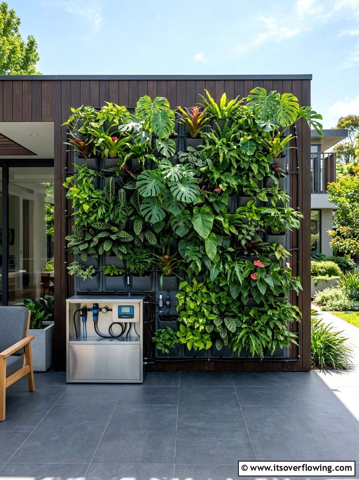 Self watering wall system - 25 small garden ideas with wall planters