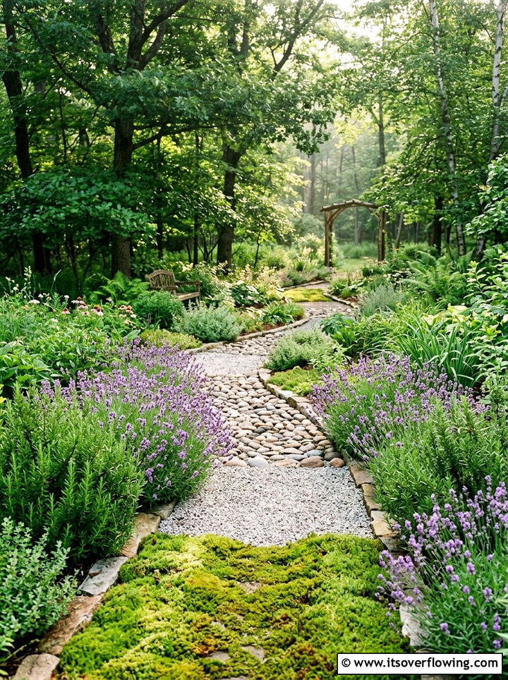 Sensory Garden Path - 25 backyard ideas with play area