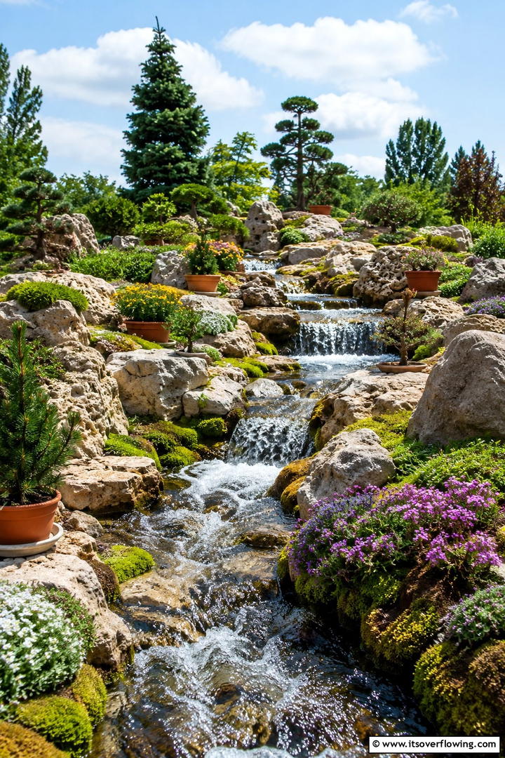 Sensory Rock and Water Garden - 30 Sensory Garden Ideas to Engage All Five Senses