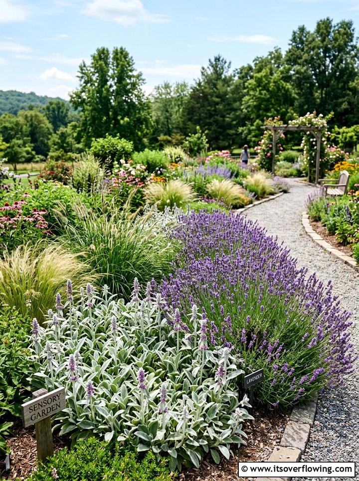Sensory flower garden - 25 small garden ideas with flowers