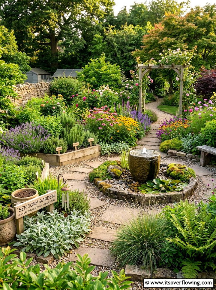 Sensory garden - 25 garden design ideas for projects