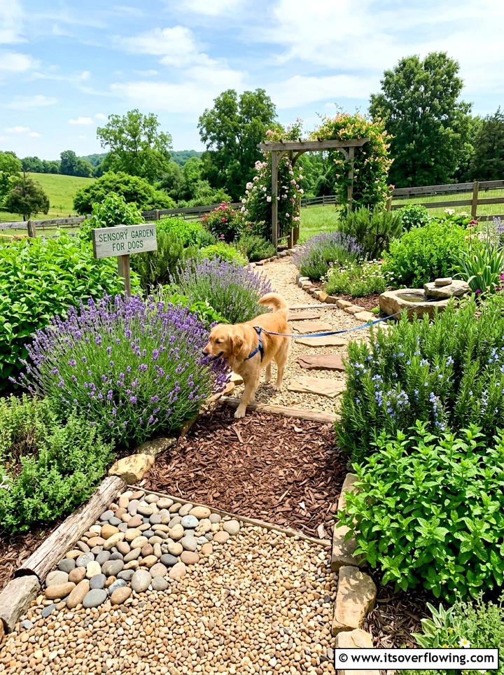 Sensory garden for dogs - 25 garden ideas for pets
