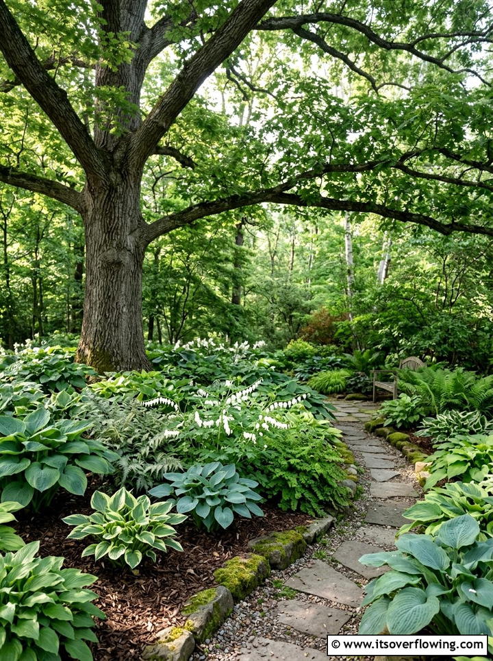 Shade Garden - 25 cheap garden ideas with perennials