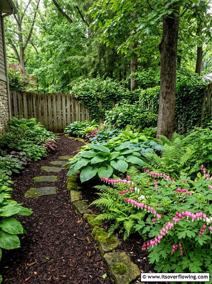 Shade Garden - 25 creative garden ideas for side yards