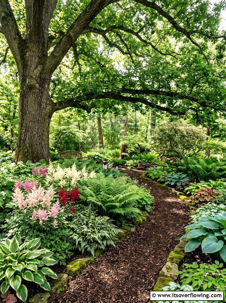 Shade Garden Under Front Tree - 25 small garden ideas for front yard