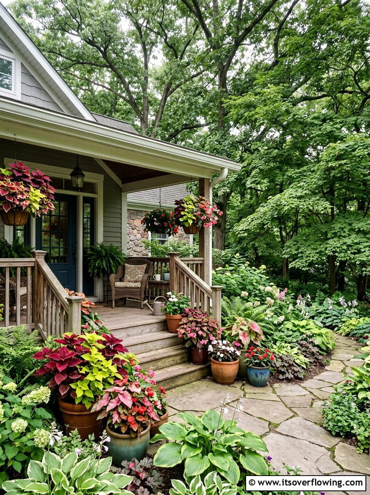 Shade Loving Front Porch Flowers - 25 front porch ideas with hanging baskets