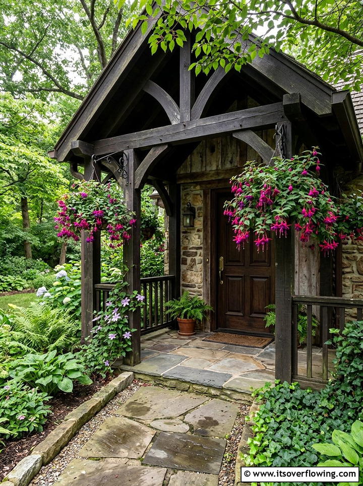 Shade Loving Fuchsia - 25 garden ideas with hanging baskets