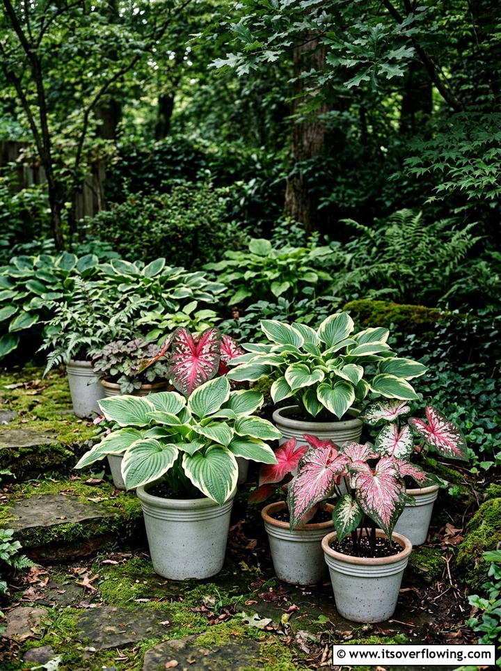 Shade Loving Potted Plants - 25 garden decor ideas with container groupings
