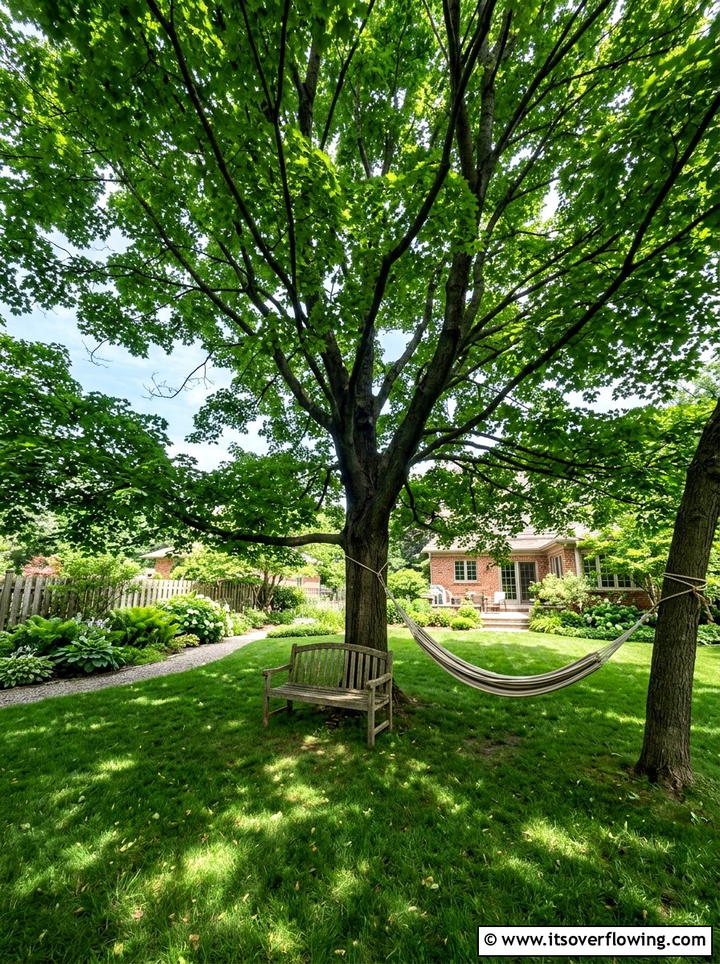Shade Tree Canopy - 25 garden design ideas for suburban backyards