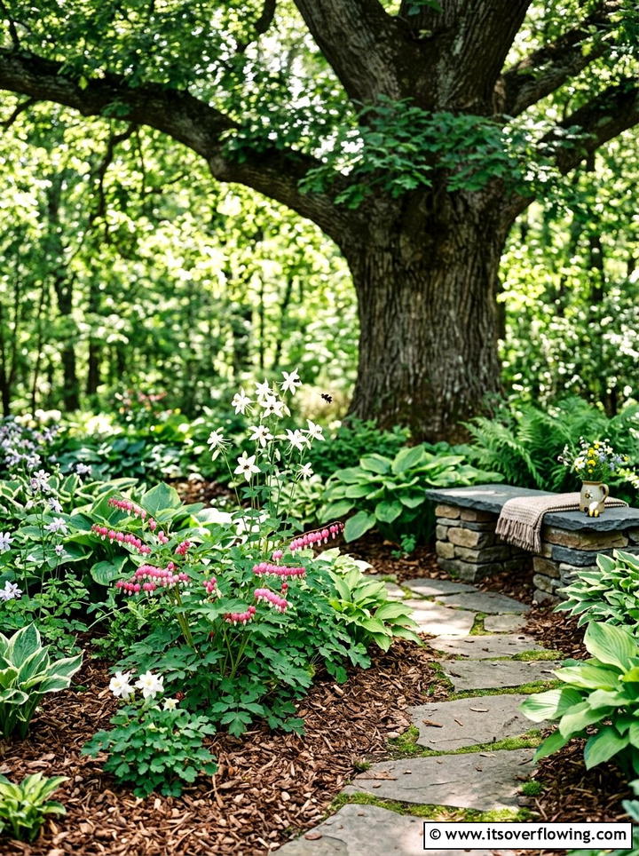 Shade garden for bees - 25 garden ideas with pollinator plants