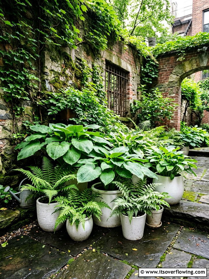 Shade loving plant corner - 25 creative garden ideas for urban homes
