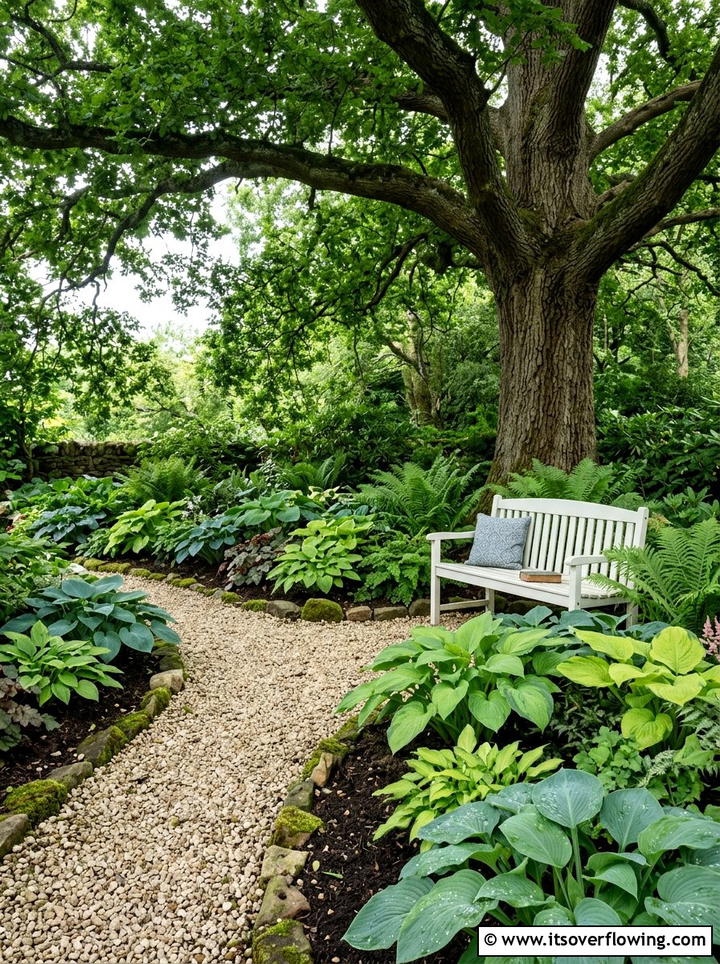 Shaded Low Water Garden - 25 garden design ideas with low water plants