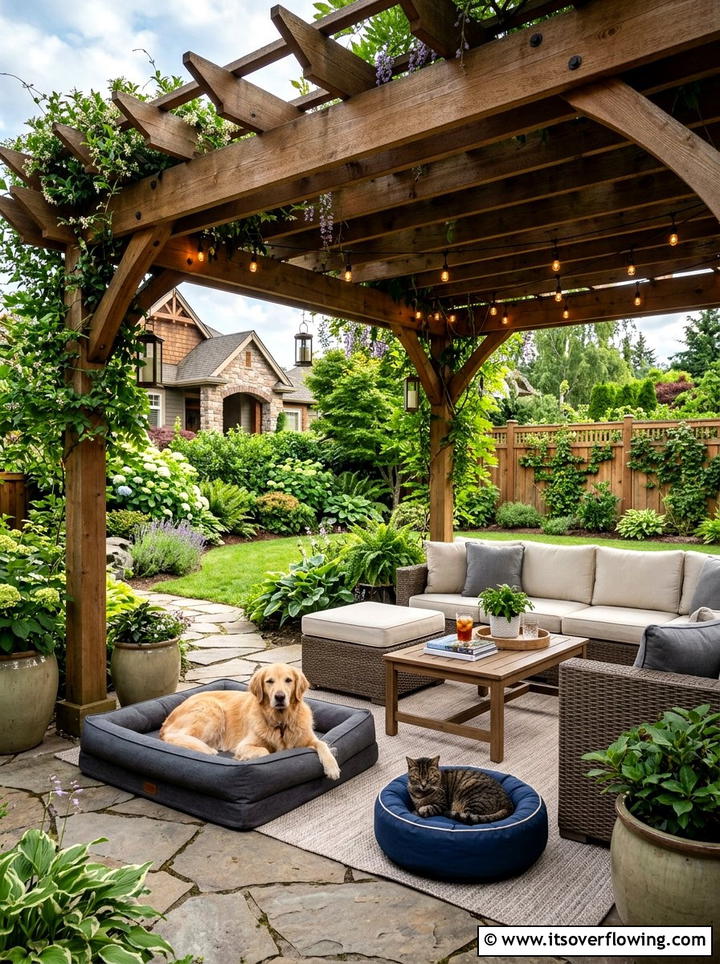Shaded Pet Area - 25 garden design ideas for pet friendly yards