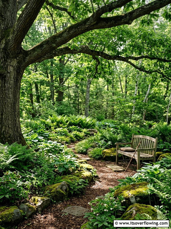 Shaded Woodland Retreat - 25 garden ideas for suburban homes