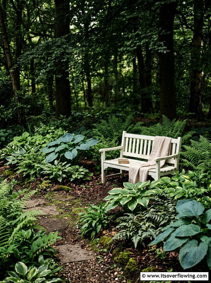 Shady Corner - 25 small garden ideas with no lawn