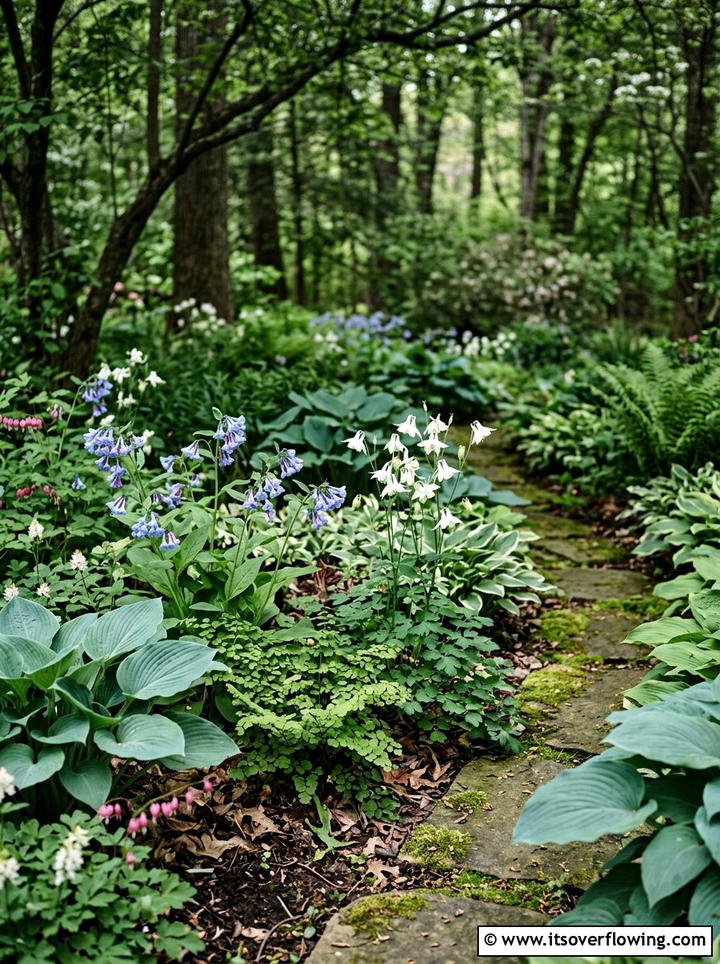 Shady Pollinator Garden - 25 backyard ideas with pollinator garden