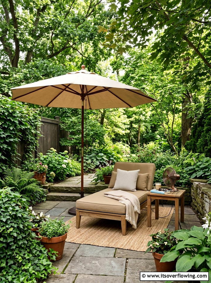 Shady corner retreat - 25 creative garden ideas with outdoor reading spaces