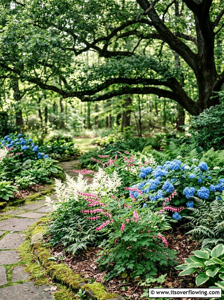 Shady flower plants - 25 creative garden ideas with maximal flower color