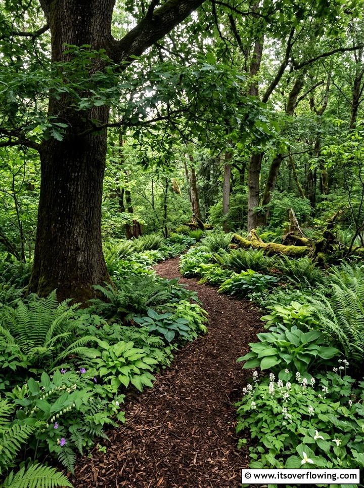 Shady woodland garden - 25 garden ideas for backyards