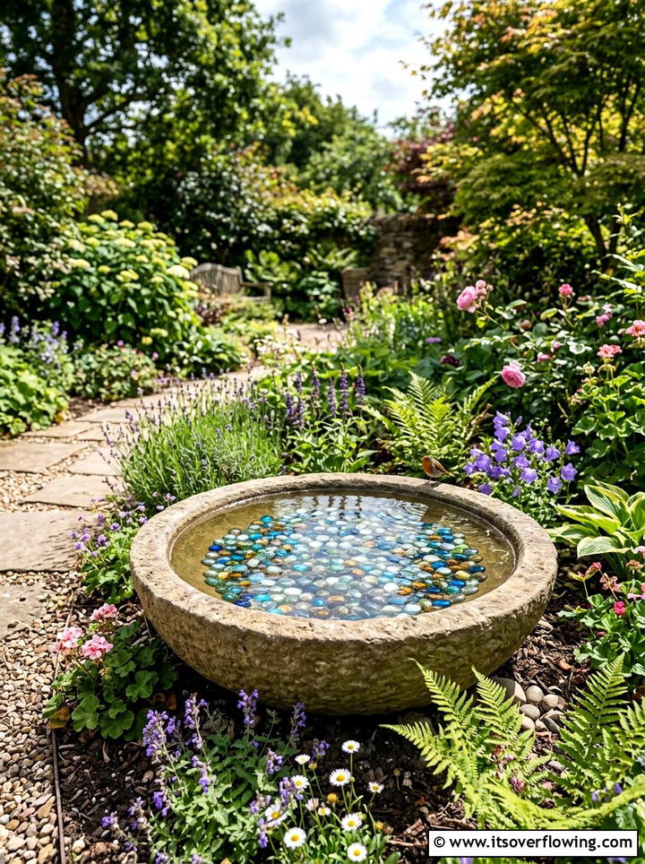 Shallow Water Basin - 25 creative garden ideas with butterfly habitats