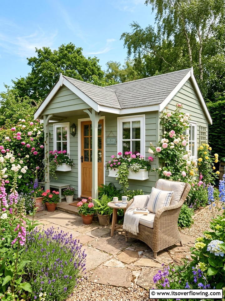 She Shed - 25 backyard ideas with storage shed