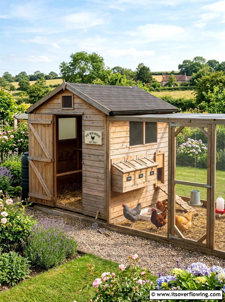 Shed Chicken Coop Conversion - 25 creative garden ideas with chicken coop gardens