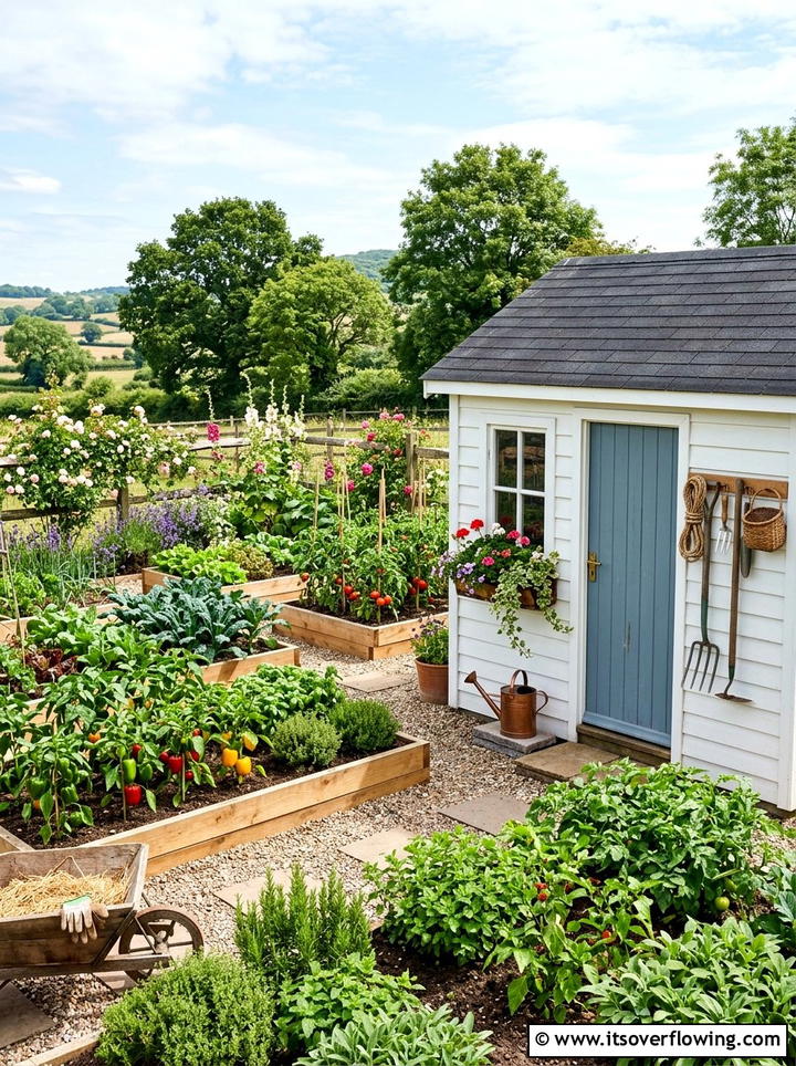 Shed With Vegetable Patch - 25 backyard ideas with vegetable garden