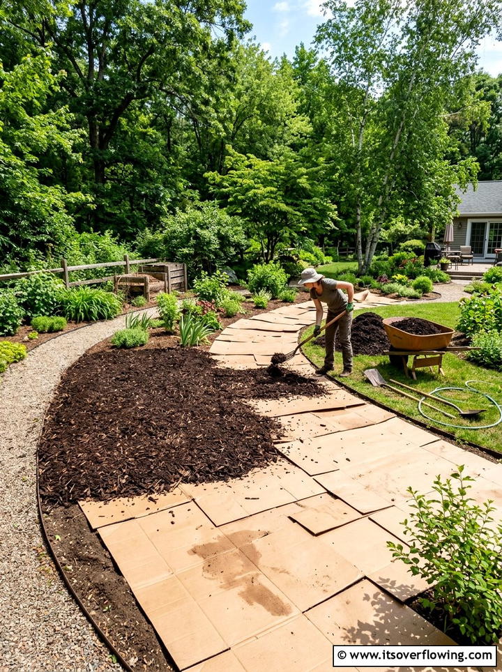 Sheet mulching cardboard - 25 recycled garden ideas with cardboard