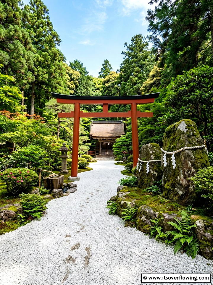 Shinto Style Garden - 25 backyard ideas with japanese garden