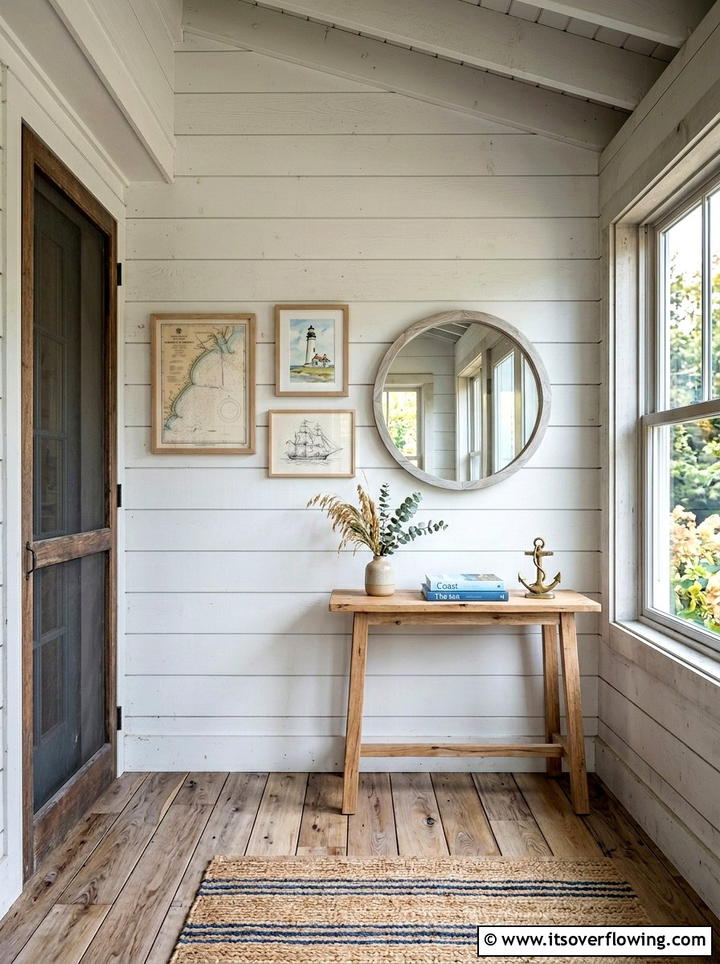 Shiplap Porch Walls - 25 front porch ideas with coastal style